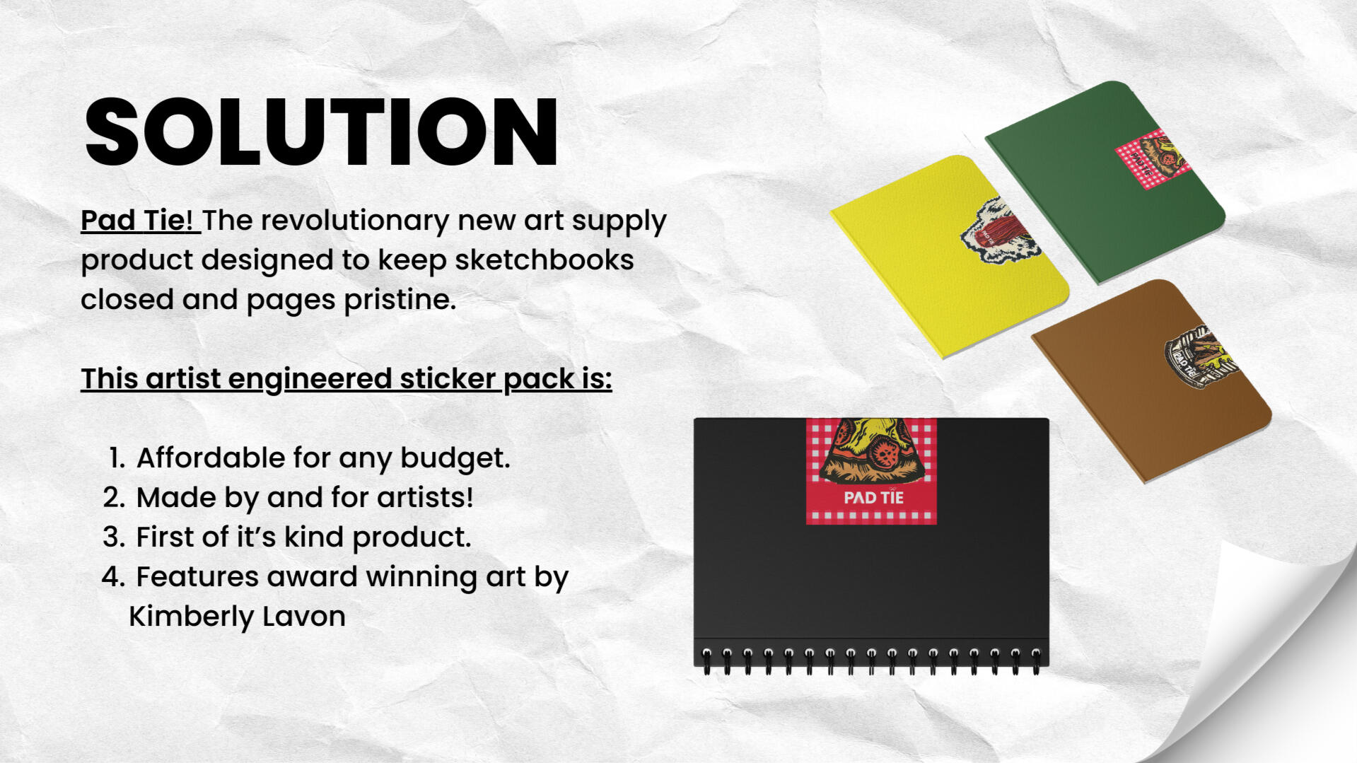 Pad Tie Pitch Deck Page 3