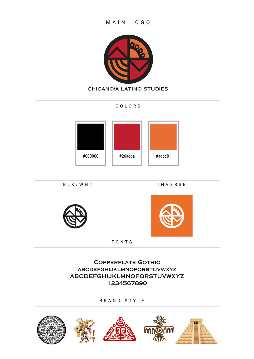 MSU Chicano/a Latino studies Brand Board