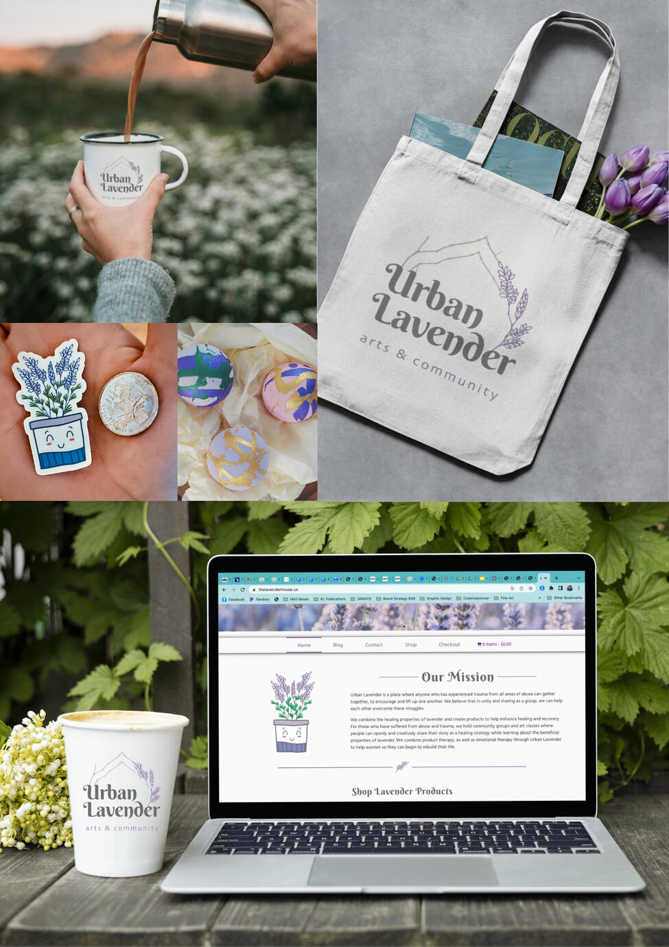 Urban Lavender Mood Board